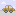 This image is a 16 by 16 pixel art image of a yellow punch buggy car. It is on a gray road with a blue sky with white clouds behind it.